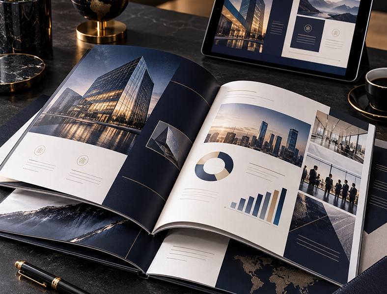 Professional company profile design