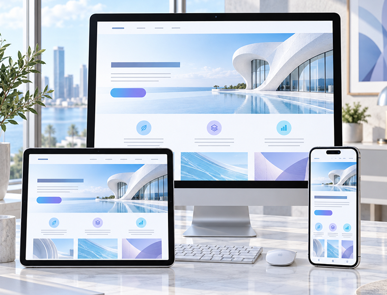 Responsive website design by Soft Web Branding